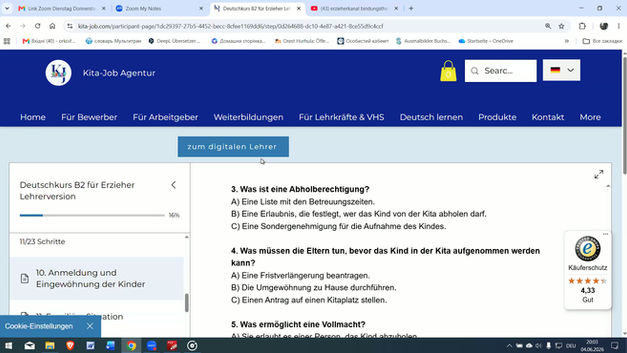 Unterricht vom 04.06.2026
